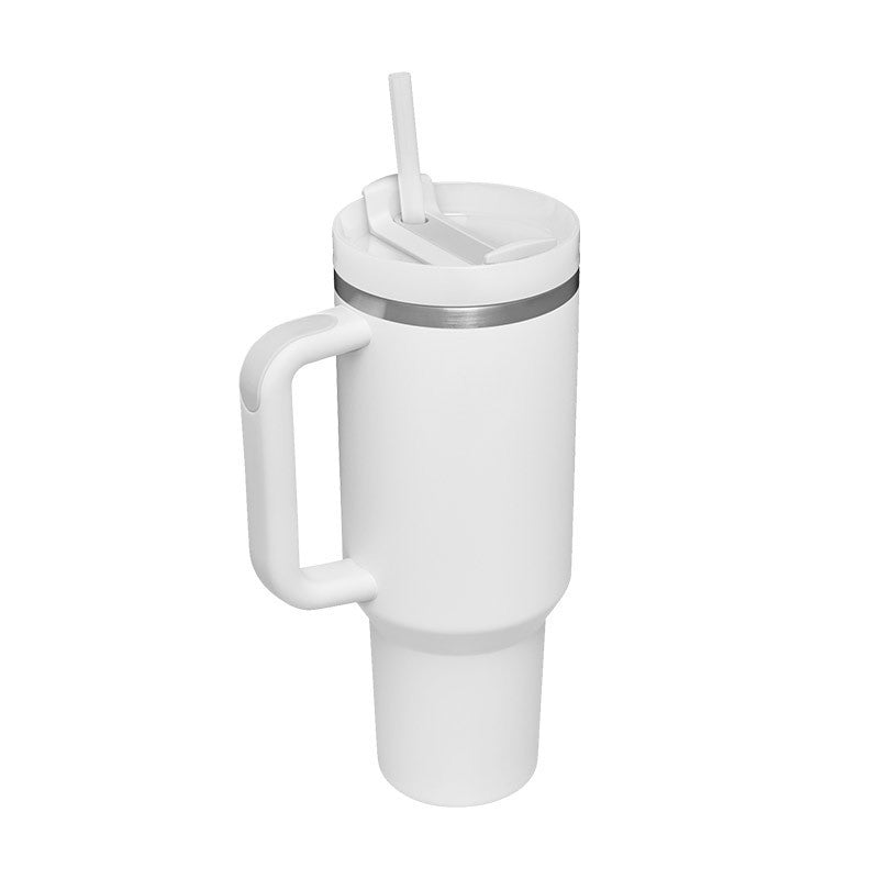 Precision 40oz Stainless Steel Tumbler with Handle – Durable, Leak-Proof, and Travel-Ready