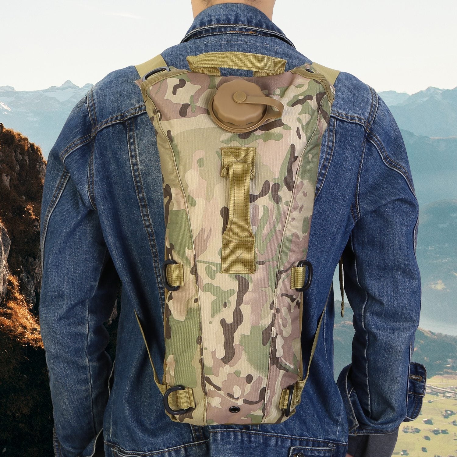 3L Tactical Hydration Pack - Premium Water Bladder Backpack for Outdoor Adventures