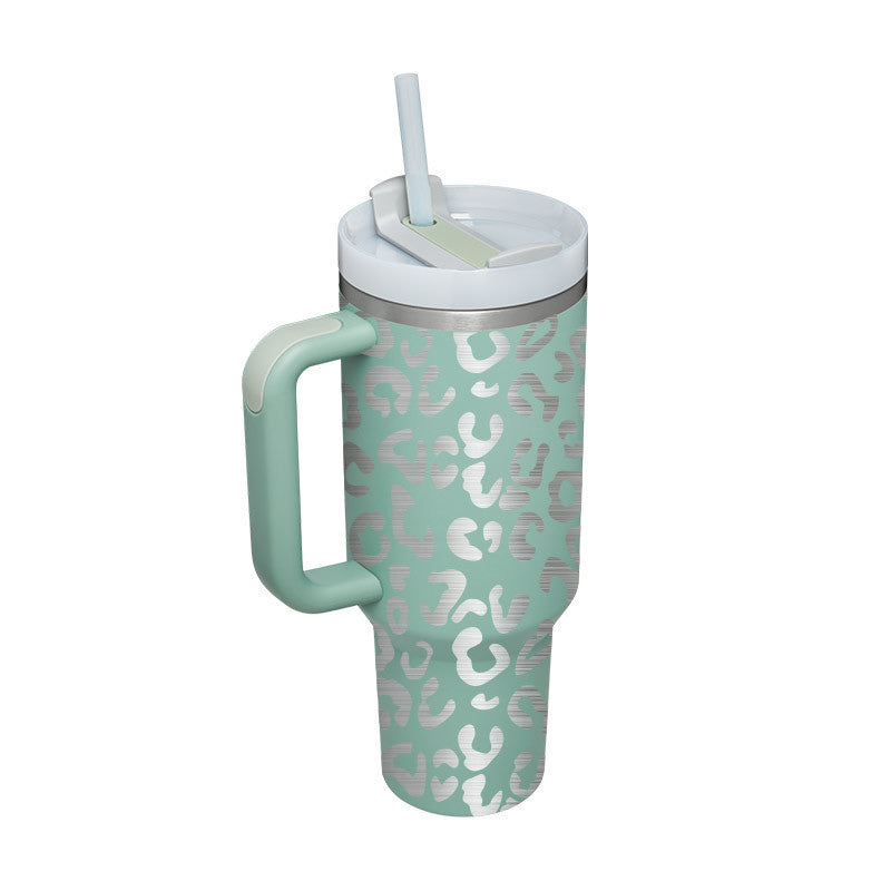 Precision 40oz Stainless Steel Tumbler with Handle – Durable, Leak-Proof, and Travel-Ready