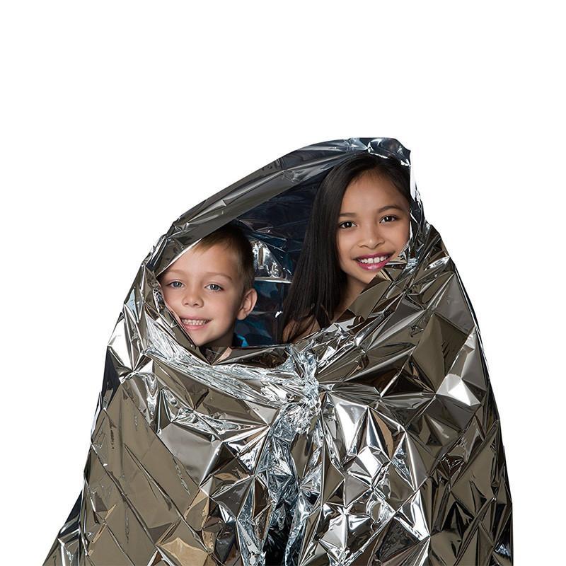 Emergency Survival Blanket - Thermal Mylar Space Blanket for Outdoor Safety