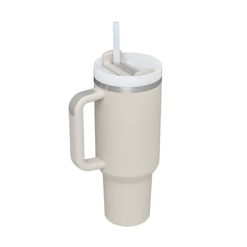 Precision 40oz Stainless Steel Tumbler with Handle – Durable, Leak-Proof, and Travel-Ready