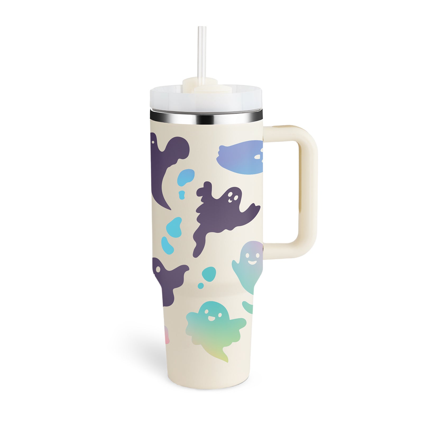 Precision 40oz Stainless Steel Tumbler with Handle – Durable, Leak-Proof, and Travel-Ready