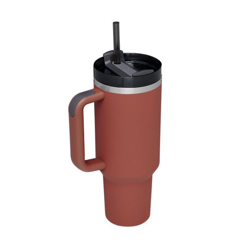 Precision 40oz Stainless Steel Tumbler with Handle – Durable, Leak-Proof, and Travel-Ready