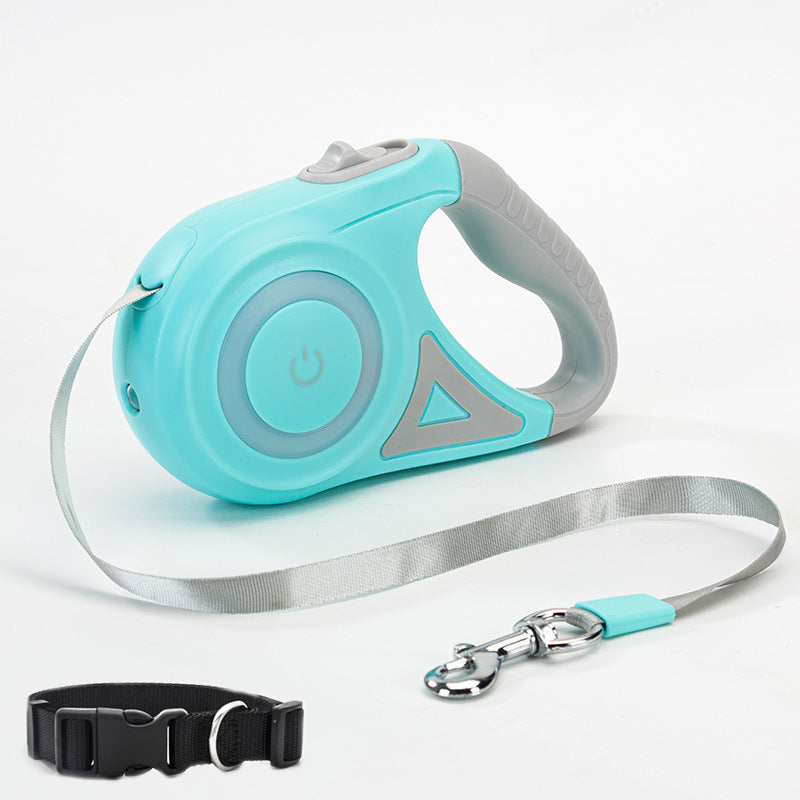 NightSafe™ LED Dog Leash – Built-In Spotlight for Ultimate Visibility