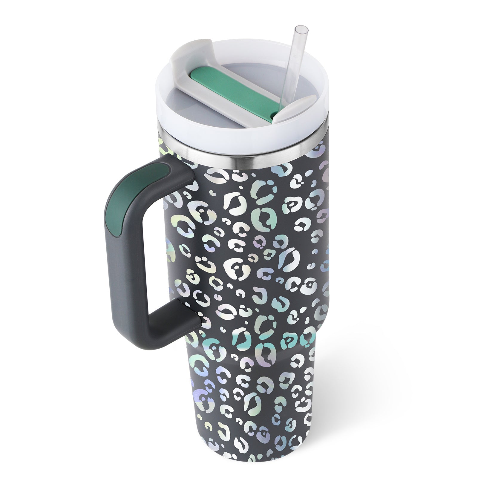 Precision 40oz Stainless Steel Tumbler with Handle – Durable, Leak-Proof, and Travel-Ready
