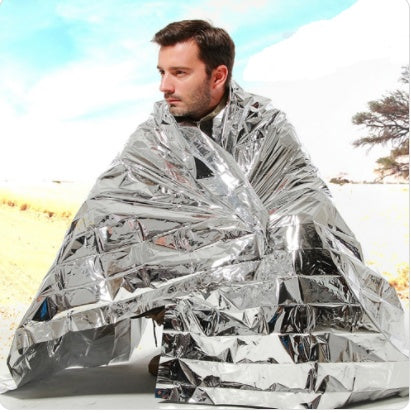Emergency Survival Blanket - Thermal Mylar Space Blanket for Outdoor Safety