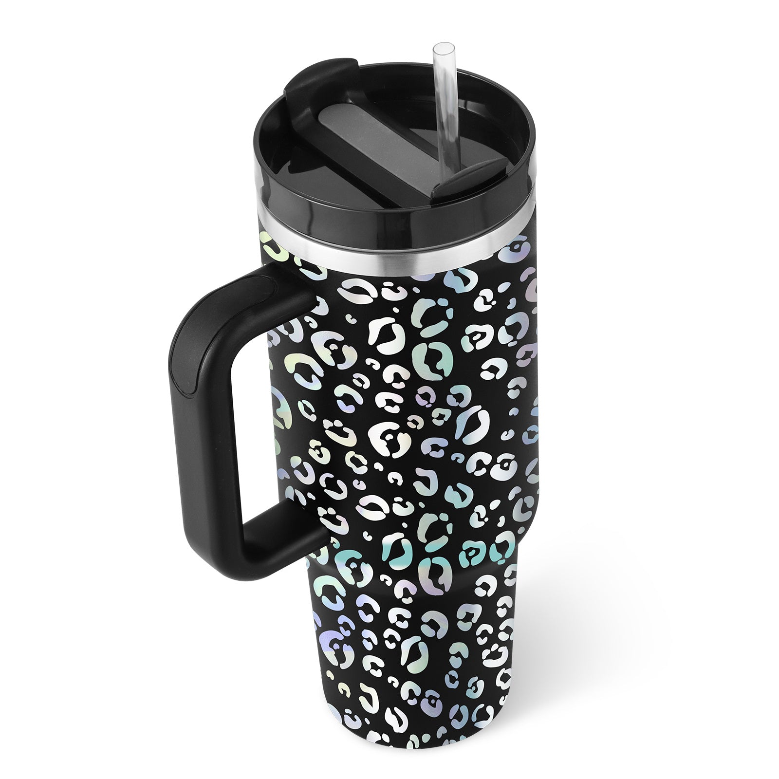 Precision 40oz Stainless Steel Tumbler with Handle – Durable, Leak-Proof, and Travel-Ready
