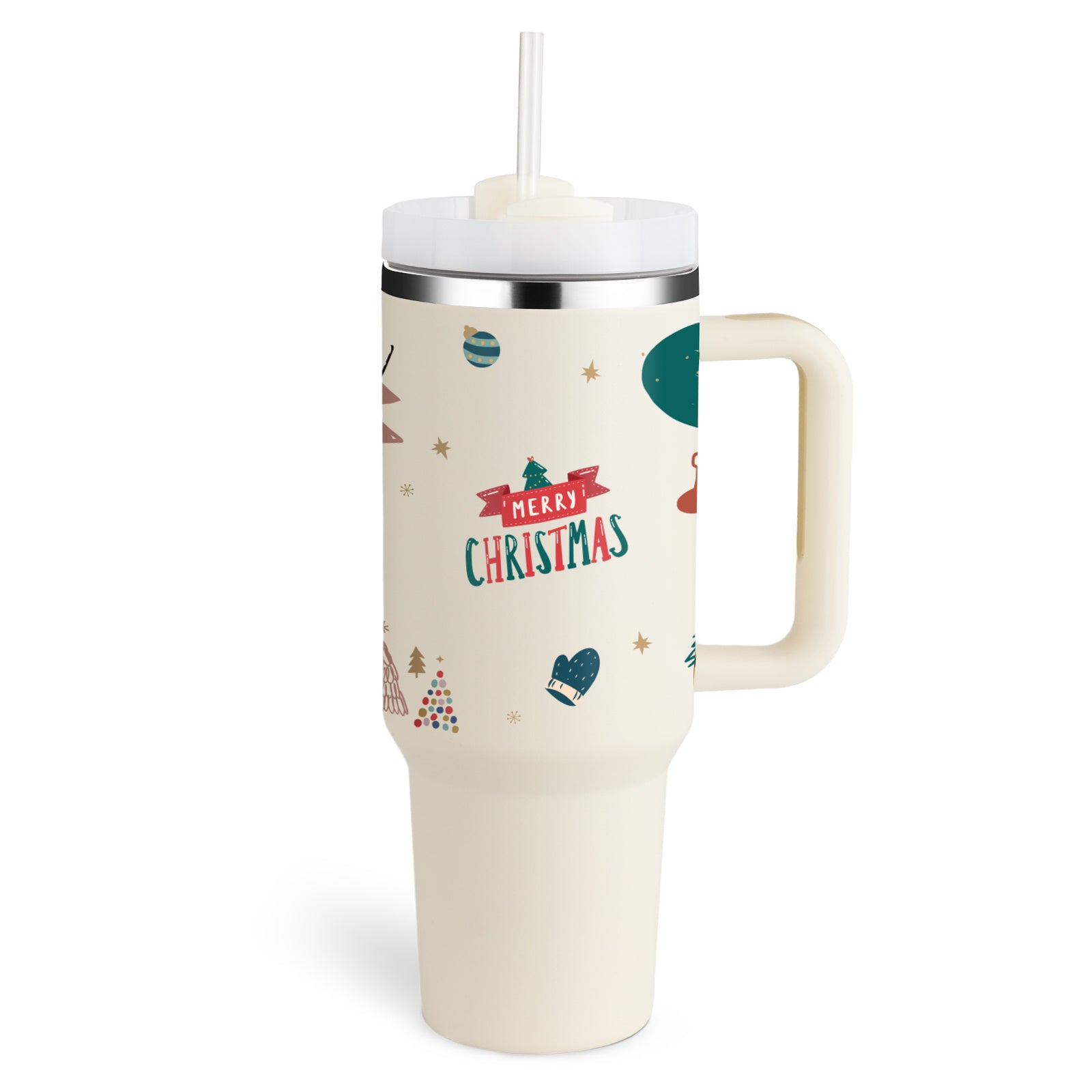 Precision 40oz Stainless Steel Tumbler with Handle – Durable, Leak-Proof, and Travel-Ready