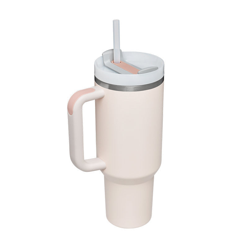Precision 40oz Stainless Steel Tumbler with Handle – Durable, Leak-Proof, and Travel-Ready