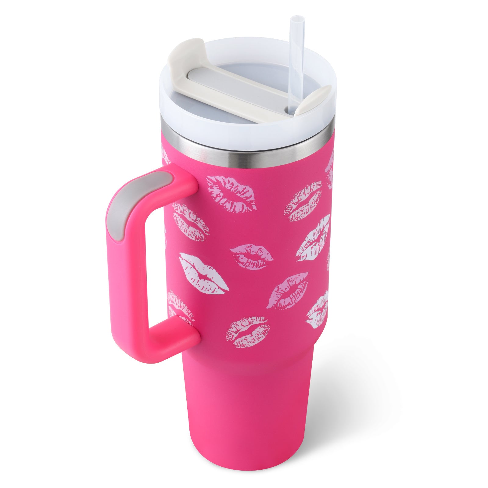 Precision 40oz Stainless Steel Tumbler with Handle – Durable, Leak-Proof, and Travel-Ready