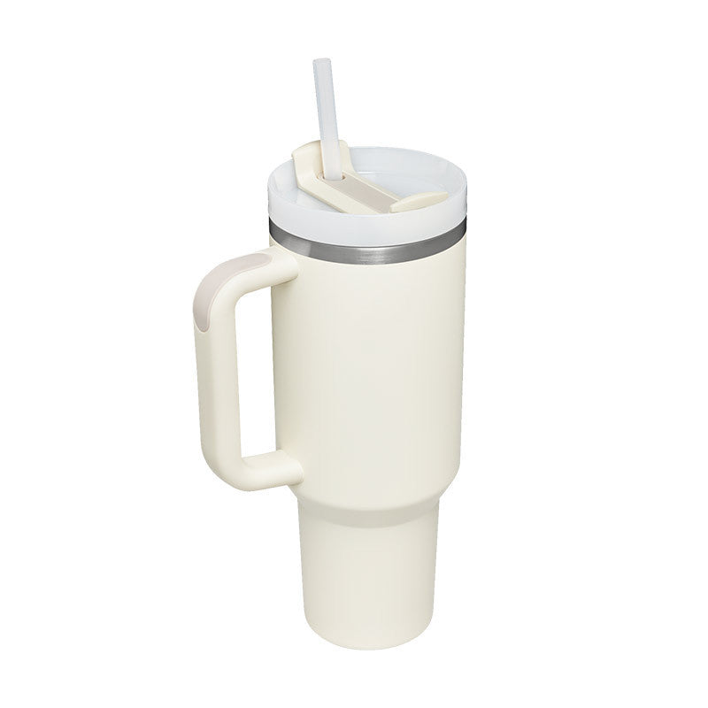 Precision 40oz Stainless Steel Tumbler with Handle – Durable, Leak-Proof, and Travel-Ready