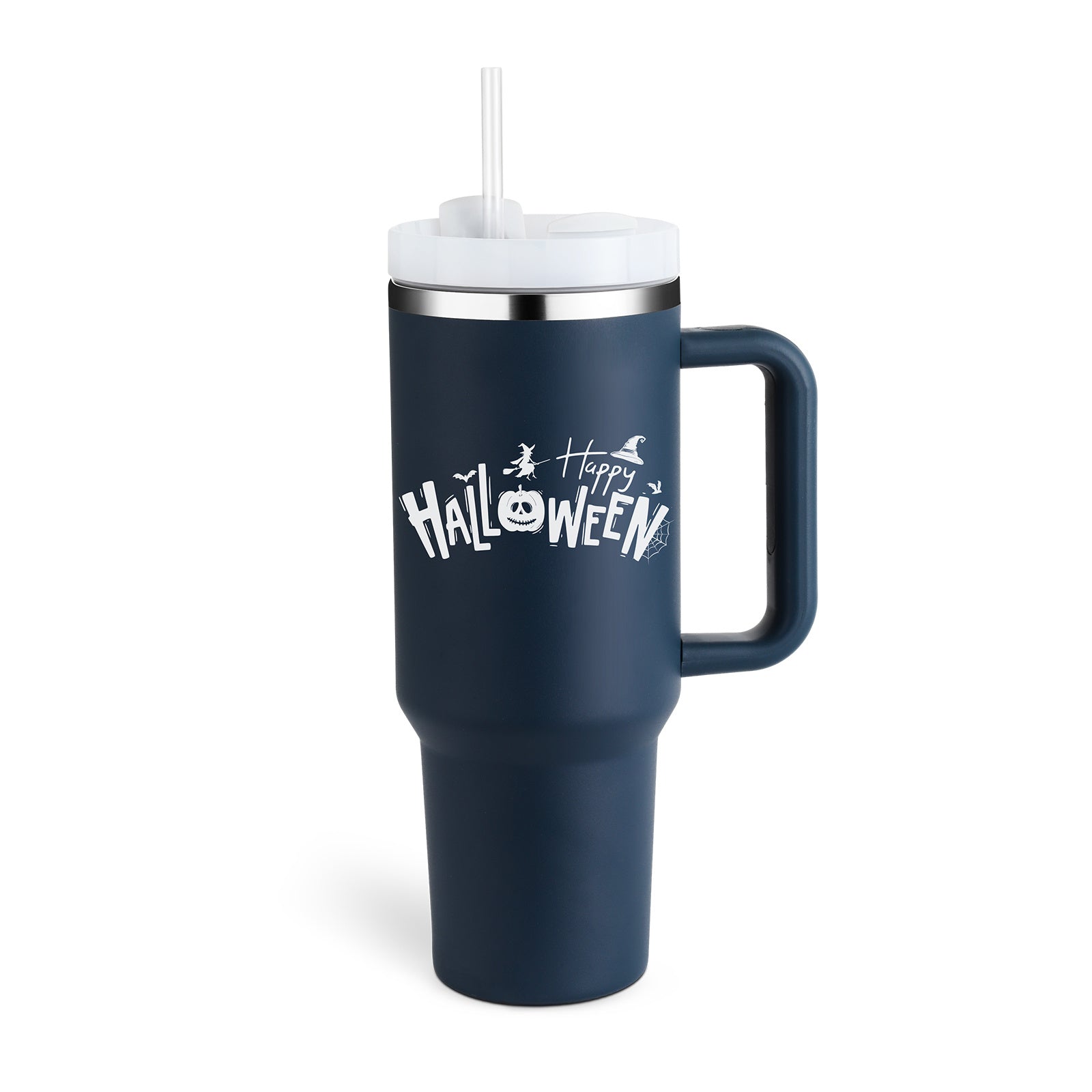 Precision 40oz Stainless Steel Tumbler with Handle – Durable, Leak-Proof, and Travel-Ready