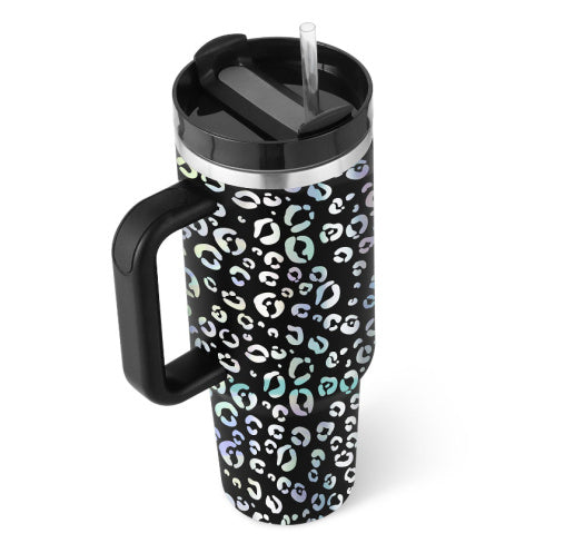 Precision 40oz Stainless Steel Tumbler with Handle – Durable, Leak-Proof, and Travel-Ready