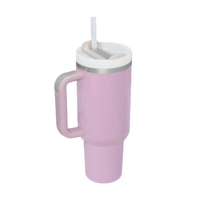 Precision 40oz Stainless Steel Tumbler with Handle – Durable, Leak-Proof, and Travel-Ready