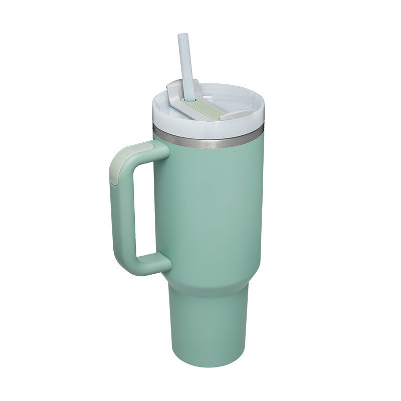 Precision 40oz Stainless Steel Tumbler with Handle – Durable, Leak-Proof, and Travel-Ready