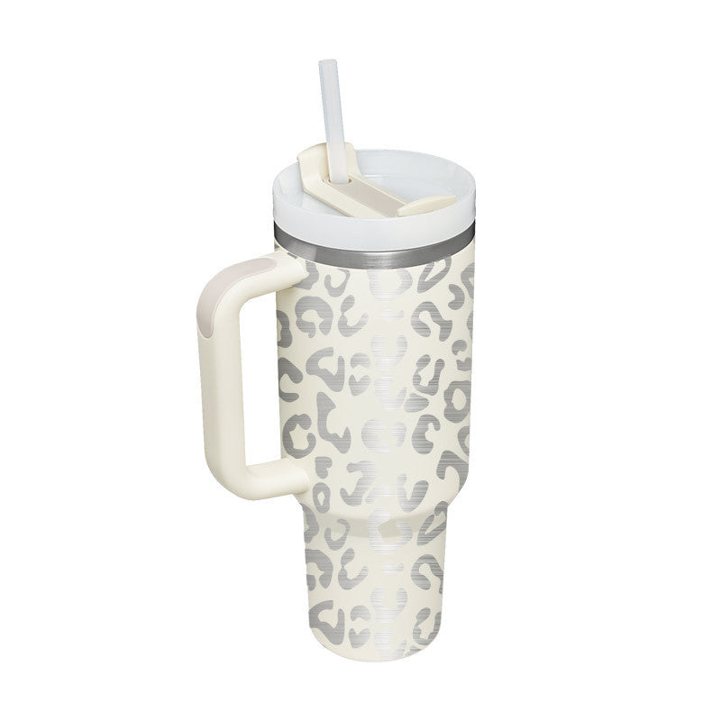 Precision 40oz Stainless Steel Tumbler with Handle – Durable, Leak-Proof, and Travel-Ready