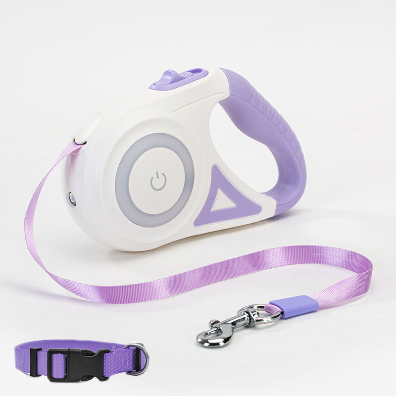 NightSafe™ LED Dog Leash – Built-In Spotlight for Ultimate Visibility