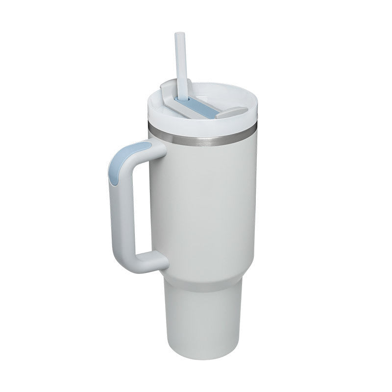 Precision 40oz Stainless Steel Tumbler with Handle – Durable, Leak-Proof, and Travel-Ready