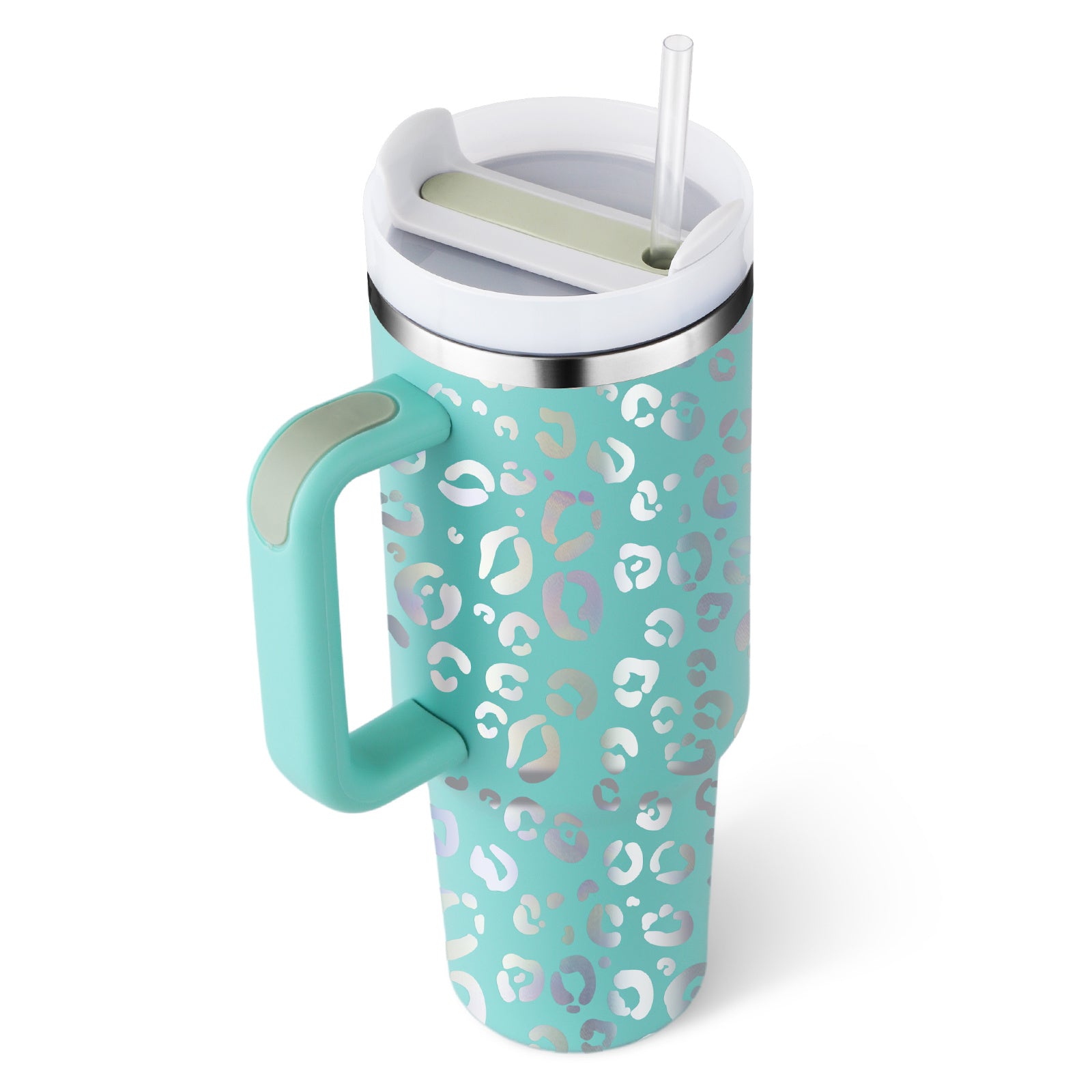 Precision 40oz Stainless Steel Tumbler with Handle – Durable, Leak-Proof, and Travel-Ready