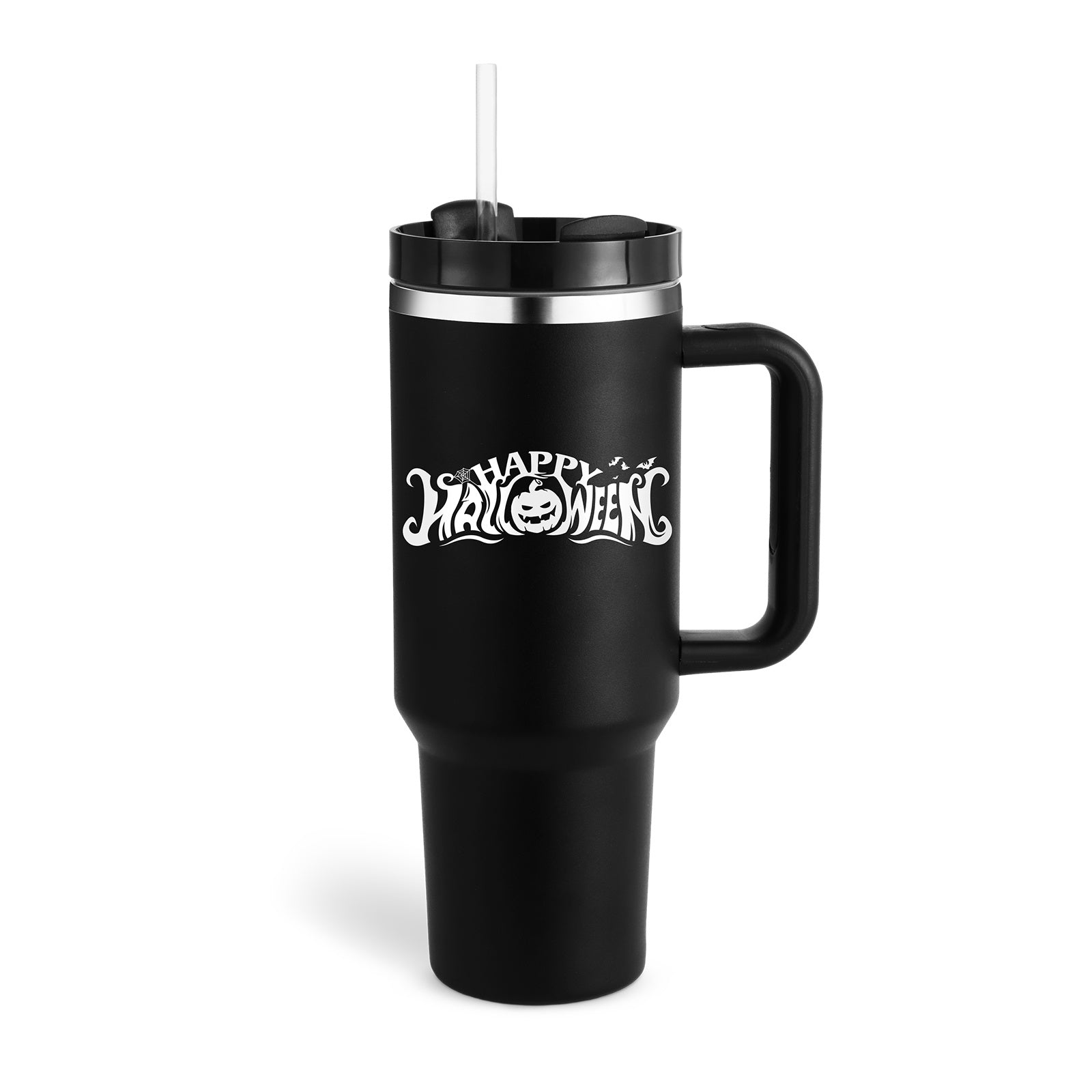 Precision 40oz Stainless Steel Tumbler with Handle – Durable, Leak-Proof, and Travel-Ready