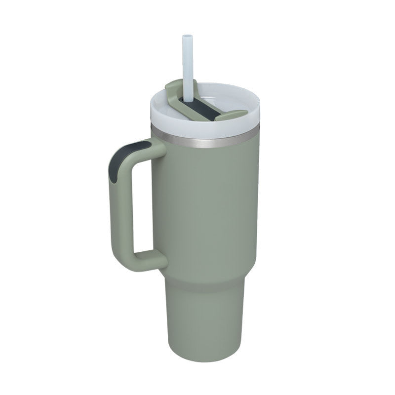 Precision 40oz Stainless Steel Tumbler with Handle – Durable, Leak-Proof, and Travel-Ready