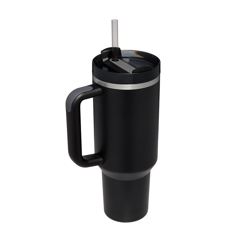 Precision 40oz Stainless Steel Tumbler with Handle – Durable, Leak-Proof, and Travel-Ready