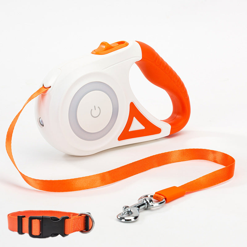 NightSafe™ LED Dog Leash – Built-In Spotlight for Ultimate Visibility